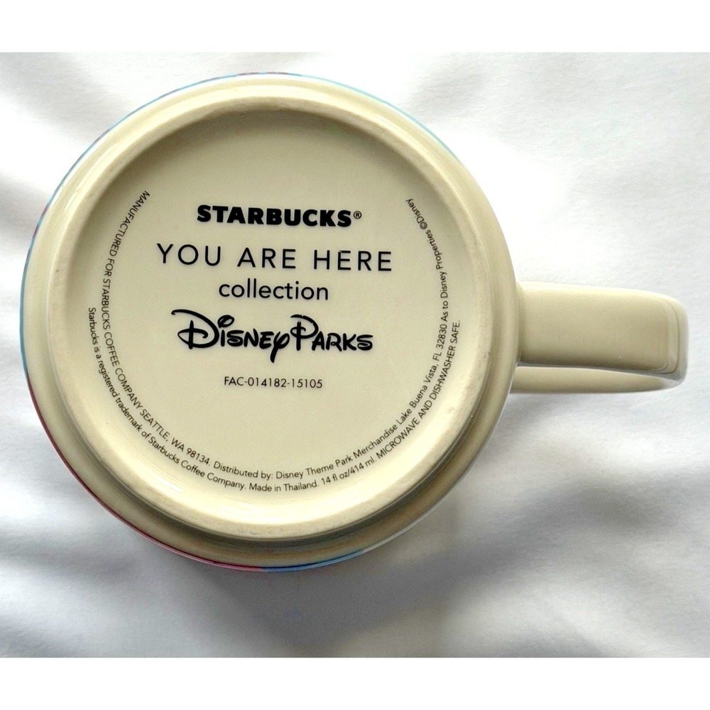 Disneyland (Castle) Coffee Mug Starbucks "You Are Here" Collection - 14oz. - Picture 6 of 9
